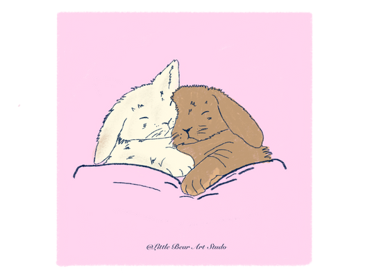 Sticker - Snuggle Bunnies