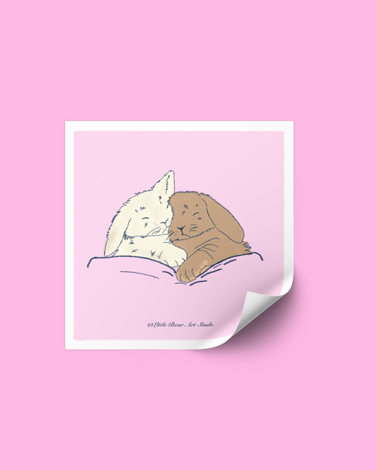Sticker - Snuggle Bunnies
