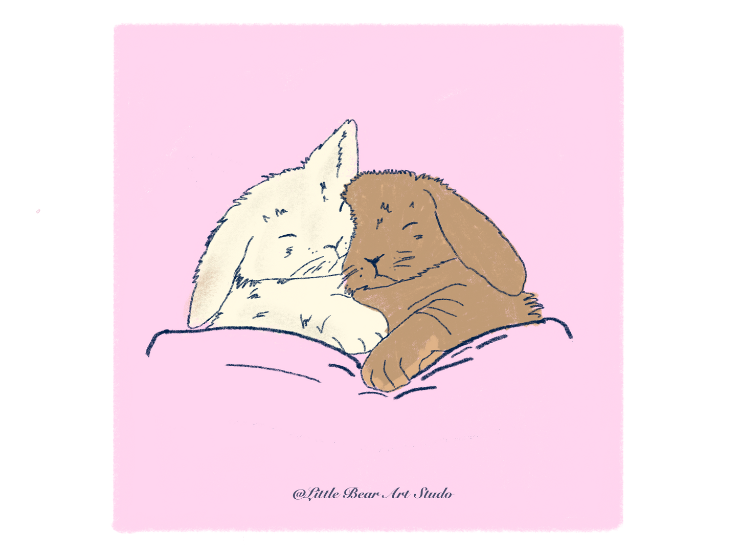 Sticker - Snuggle Bunnies
